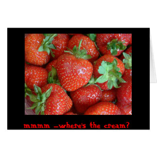 mmmm - où est la crème ?