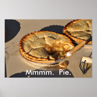 Mmmm. Pie: het poster