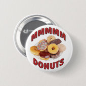 MMMMM DONUTS RONDE BUTTON 5,7 CM (Voorkant /achterkant)