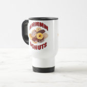 MMMMM DONUTS TRAVEL MUG REISBEKER (Voorkant links)