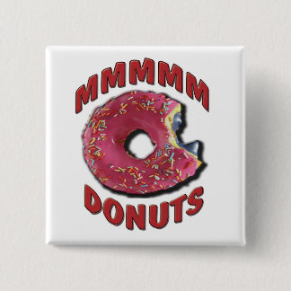 MMMMM DONUTS VIERKANTE BUTTON 5,1 CM