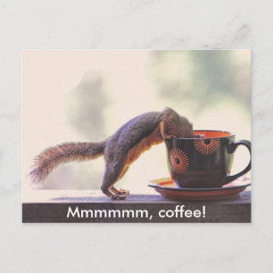 Mmmmmm, Koffie! Briefkaart