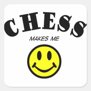 MMS: Chess Vierkante Sticker