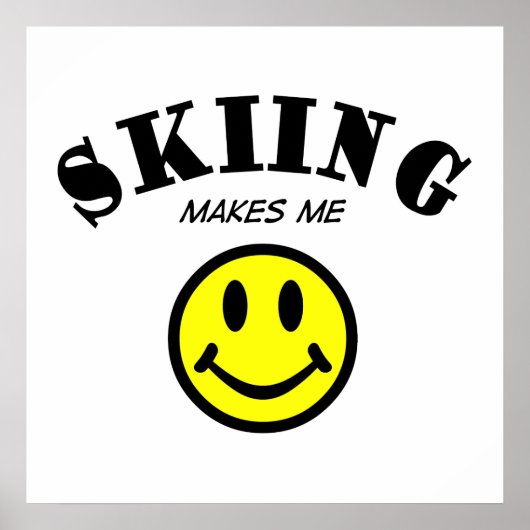 MMS: Skiën Poster (Voorkant)