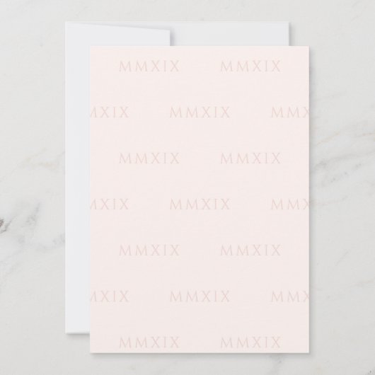 MMXX Romeins cijfer 2020 Afstuderen Aankondiging (Achterkant)
