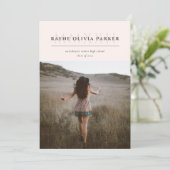 MMXXII Numéro romain 2022 Faire-part de graduation (Debout devant)