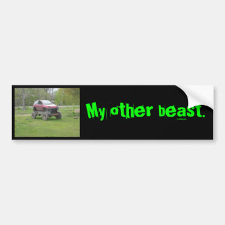 M'n andere beest. bumpersticker
