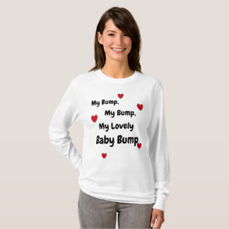 M'n buik, m'n mooie BABY bobbel. T-shirt