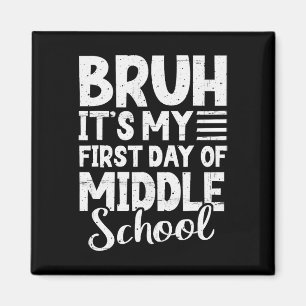 M'n eerste dag op de middelbare school, terug naar magneet