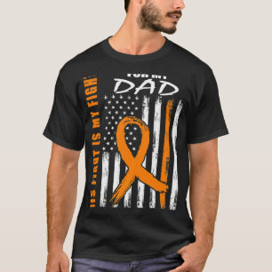 M'n gevecht is m'n vader die meerdere sclerose hee t-shirt