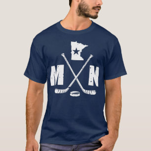 Mn Hockey de staat Ice Hockey Gift T-shirt