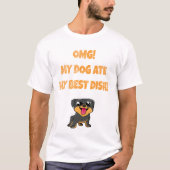 M'n hond heeft mijn beste slogan opgegeten t-shirt (Voorkant)