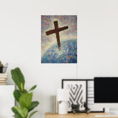M'n kruis (oorspronkelijke olie verven) poster (Thuiskantoor)