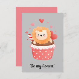 M'n leeuw-valentijn kaart