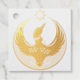 MN Loon Rising Bedankjes Labels