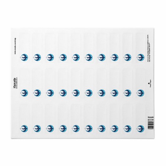 MN Loon Rising Etiket (Full Sheet)