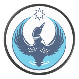 MN Loon Rising Hockey Puck