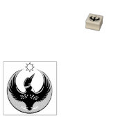 MN Loon Rising Rubberstempel (Gestempeld)