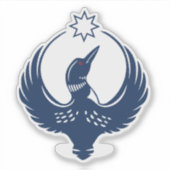 MN Loon Rising Sticker (Voorkant)