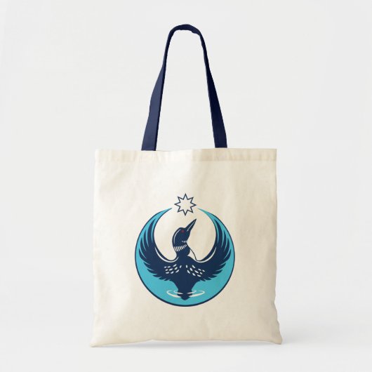 MN Loon Rising Tote Bag (Voorkant)