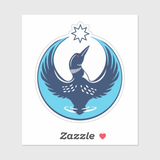MN Loon stijgt Sticker (Vel)