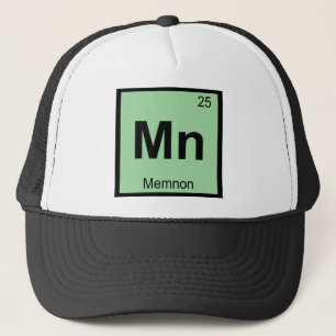 Mn - Memnon Grieks scheikunde Periodiek systeem Sy Trucker Pet