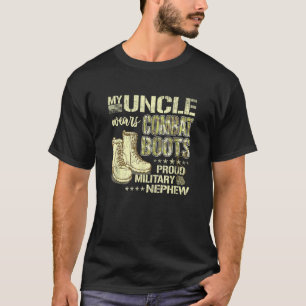 M'n oom draagt vliegende laarzen voor Dog Tags voo T-shirt