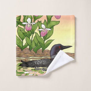 MN State Bird Flower Loon Lady Slipper