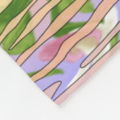 MN State Bird Flower Loon Lady Slipper Fleece Deken (Hoek)