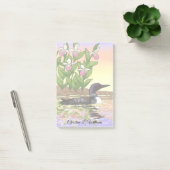 MN State Bird Flower Loon Lady Slipper Post-it® Notes (Kantoor)