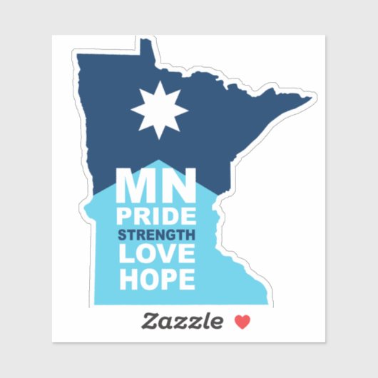 MN Sterk Sticker (Vel)