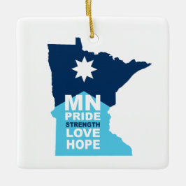 MN Strong  Keramisch Ornament