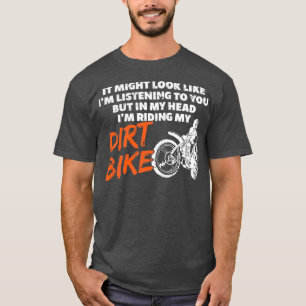 M'n vuile bike in m'n hoofd smerige fiets t-shirt