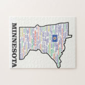 MN WORD STATE LEGPUZZEL (Horizontaal)