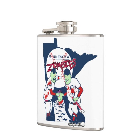 MN Zombies Flask Heupfles (Links)