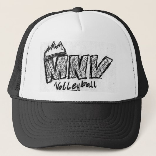 MNV Volleyball Trucker Pet (Voorkant)