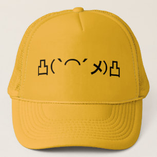 Mo' Angry Emoticon Japans Kaomoji Trucker Pet
