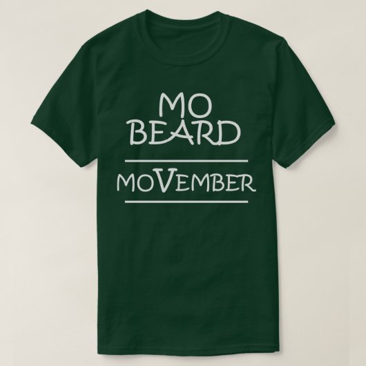 Mo Beard T-shirt (Design voorkant)