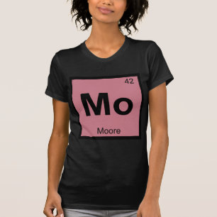 Mo - Moore Oklahoma Scheikunde Periodiek Systeem T-shirt