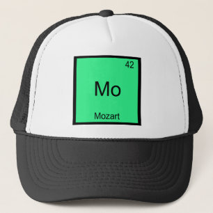 Mo - Mozart Funny Chemistry Element Symbol T-shirt Trucker Pet