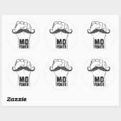 Mo Power Ronde Sticker (Vel)