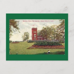 MO St. Louis Mounted Police Missouri Briefkaart