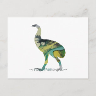 Moa Bird Art Briefkaart