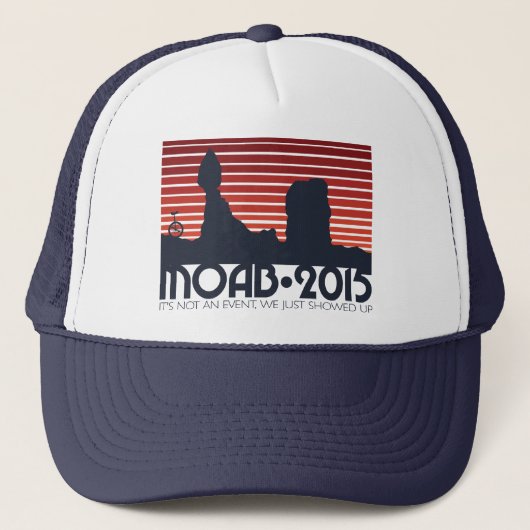MOAB 2015 RED v3 Trucker Trucker Pet (Voorkant)
