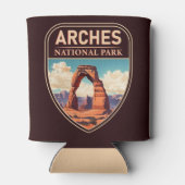 Moab Arches National Park Utah Delicate Arch Retro Blikjeskoeler (Achterkant)