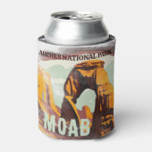 Moab Arches National Park Utah Delicate Arch Retro Blikjeskoeler (Blikje Voorkant)