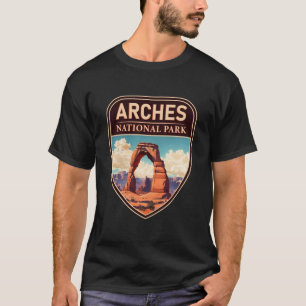 Moab Arches National Park Utah Delicate Arch Retro T-shirt