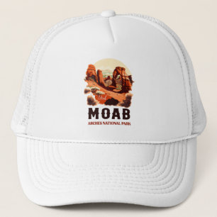 Moab Arches National Park Utah Delicate Arch Retro Trucker Pet