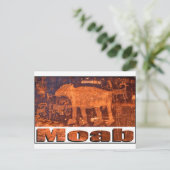 Moab Beer Petroglyph Briefkaart (Staand voorkant)