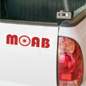 Moab (Bike Wheel) Bumpersticker (Op Truck)